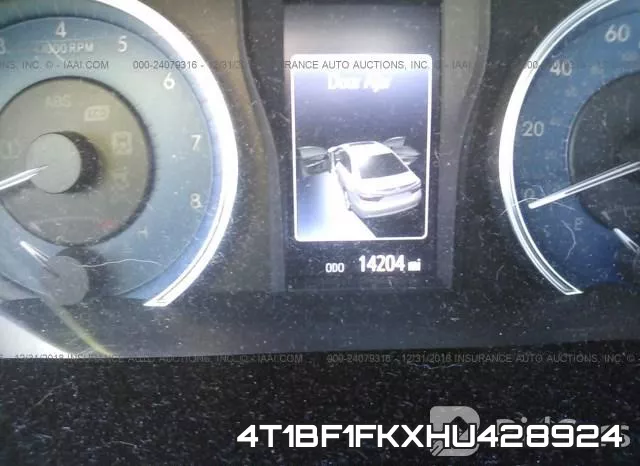 4T1BF1FKXHU428924 фото 8