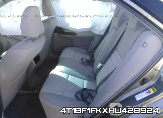 4T1BF1FKXHU428924 фото 9