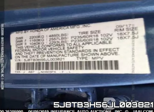 5J8TB3H56JL003821 фото 10
