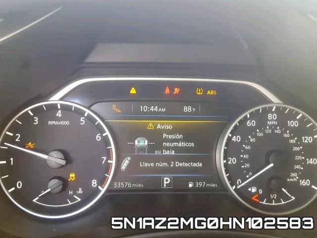 5N1AZ2MG0HN102583 фото 8