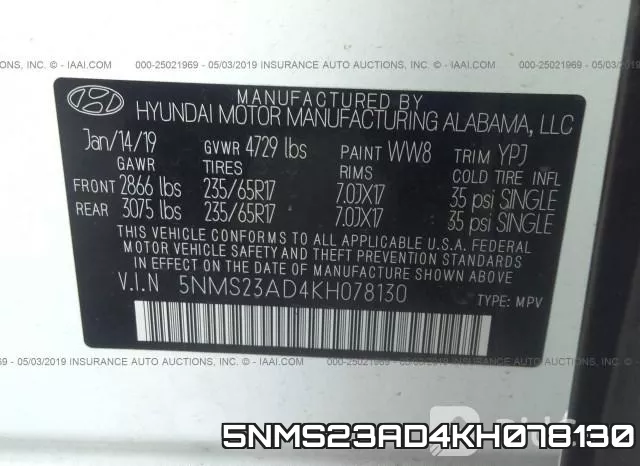 5NMS23AD4KH078130 фото 10