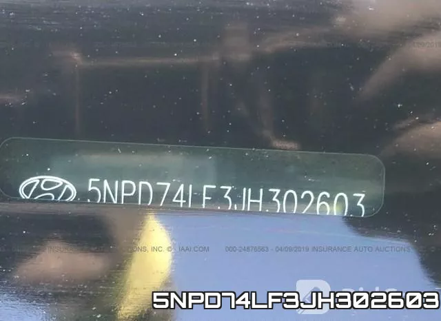 5NPD74LF3JH302603 фото 10