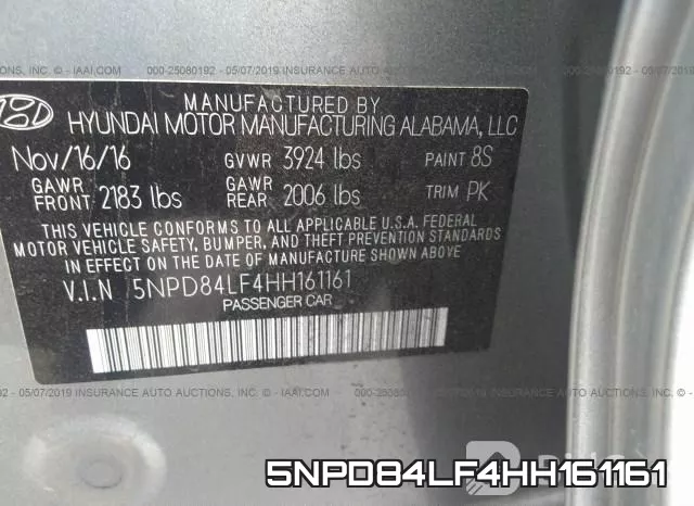5NPD84LF4HH161161 фото 10