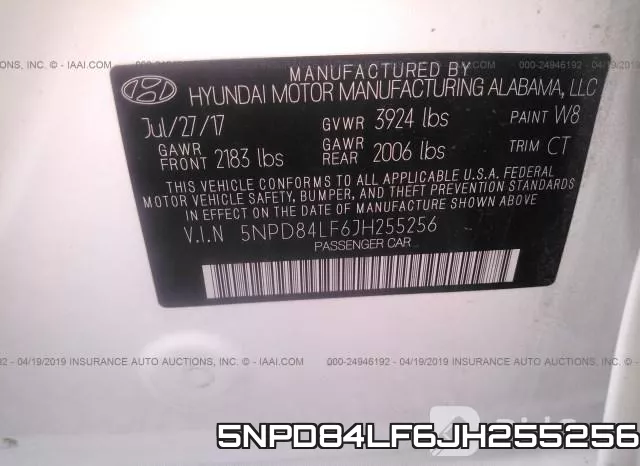 5NPD84LF6JH255256 фото 10