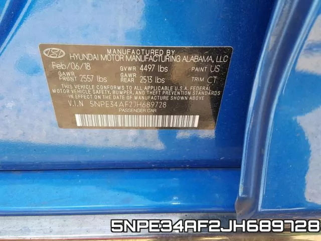 5NPE34AF2JH689728 фото 2
