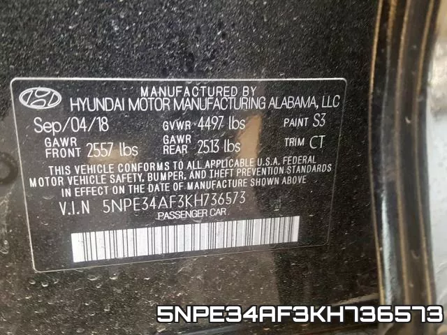 5NPE34AF3KH736573 фото 2