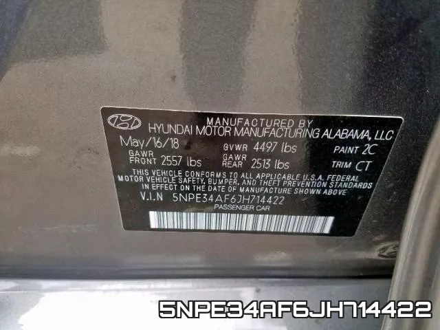 5NPE34AF6JH714422 фото 2