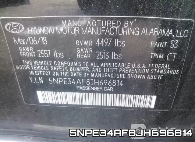 5NPE34AF8JH696814 фото 10