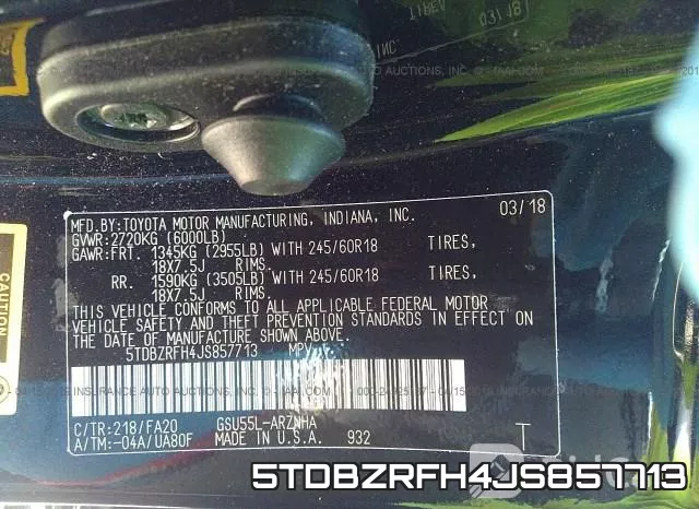 5TDBZRFH4JS857713 фото 10