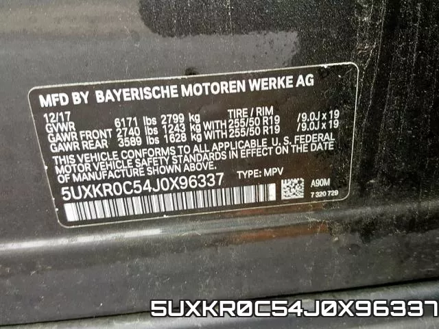 5UXKR0C54J0X96337 фото 2