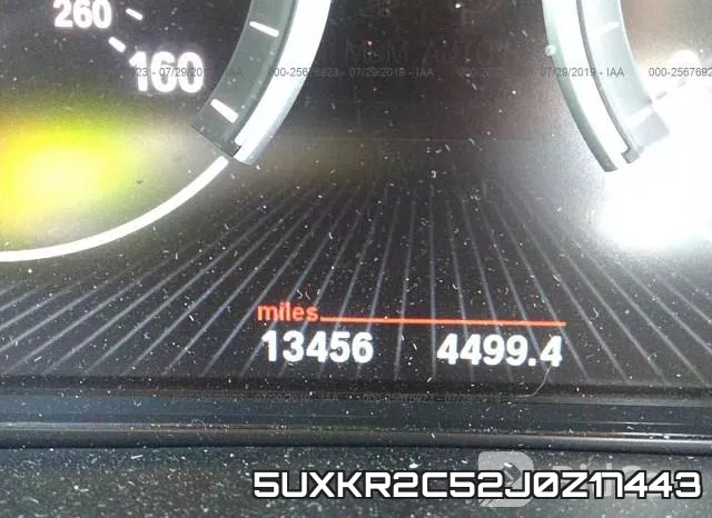 5UXKR2C52J0Z17443 фото 8