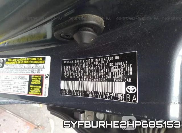 5YFBURHE2HP685153 фото 10