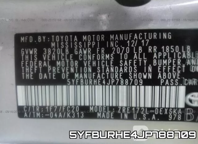 5YFBURHE4JP788709 фото 10