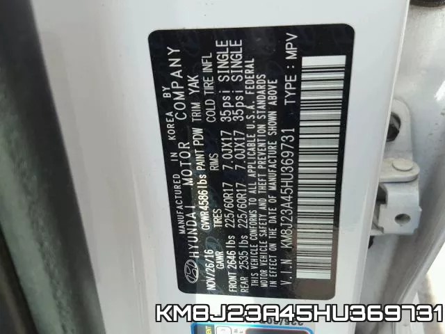 KM8J23A45HU369731 фото 2