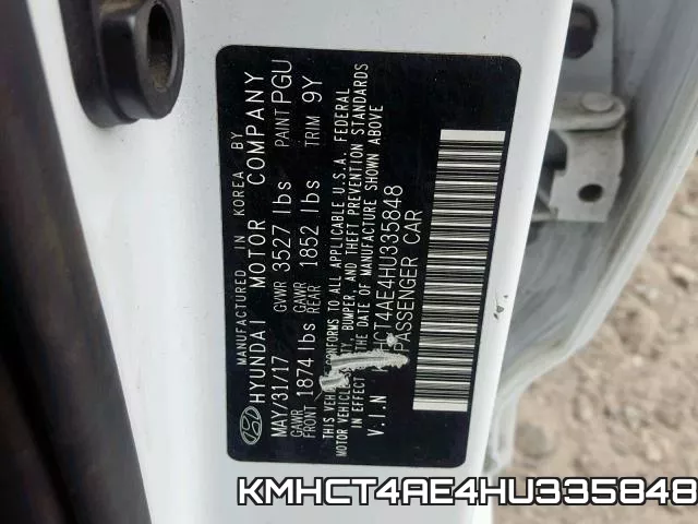 KMHCT4AE4HU335848 фото 2