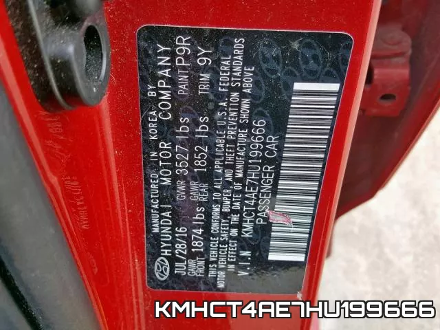 KMHCT4AE7HU199666 фото 2