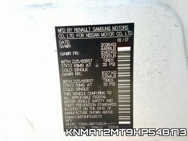 KNMAT2MT9HP548173 фото 2