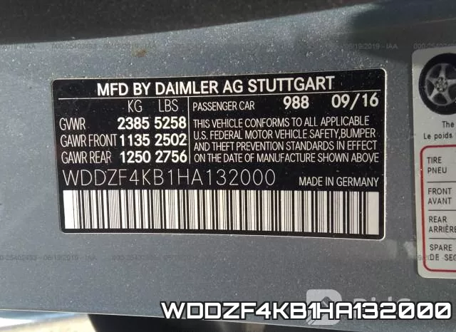 WDDZF4KB1HA132000 фото 10