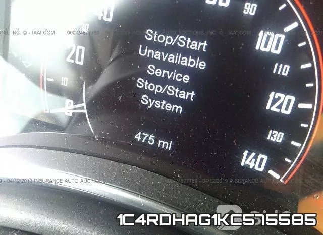 1C4RDHAG1KC575585 фото 8