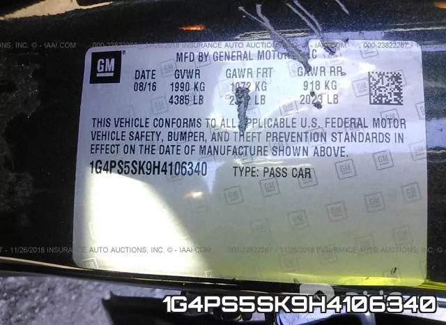 1G4PS5SK9H4106340 фото 10
