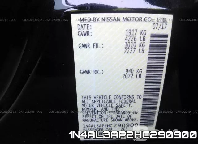 1N4AL3AP2HC290900 фото 10