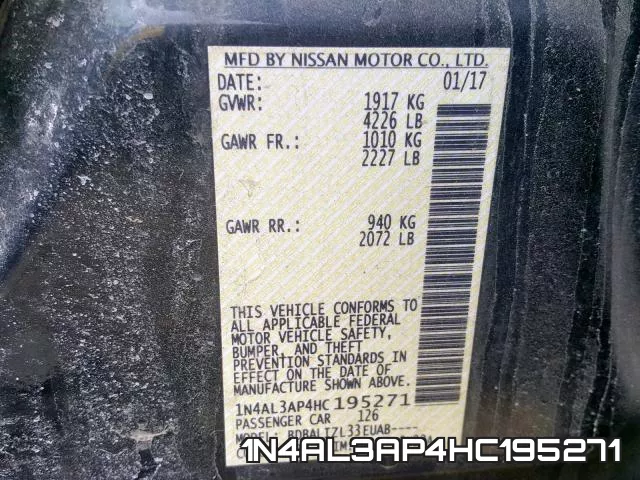1N4AL3AP4HC195271 фото 2