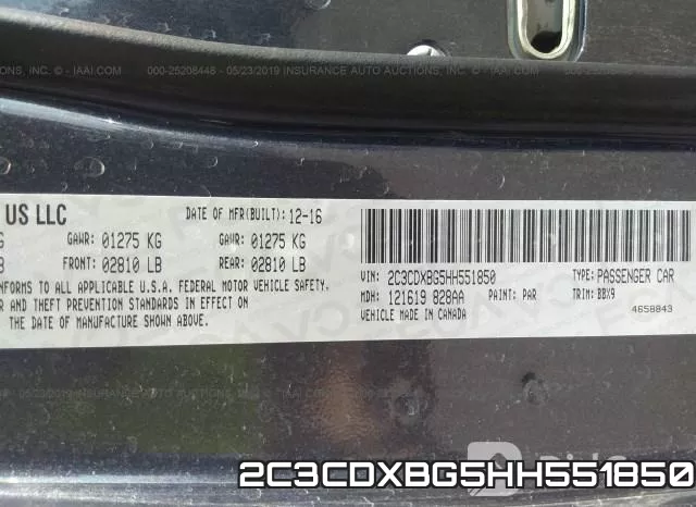 2C3CDXBG5HH551850 фото 10