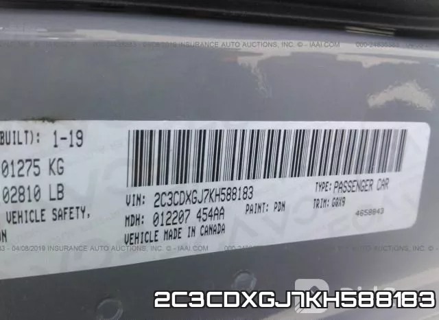 2C3CDXGJ7KH588183 фото 10