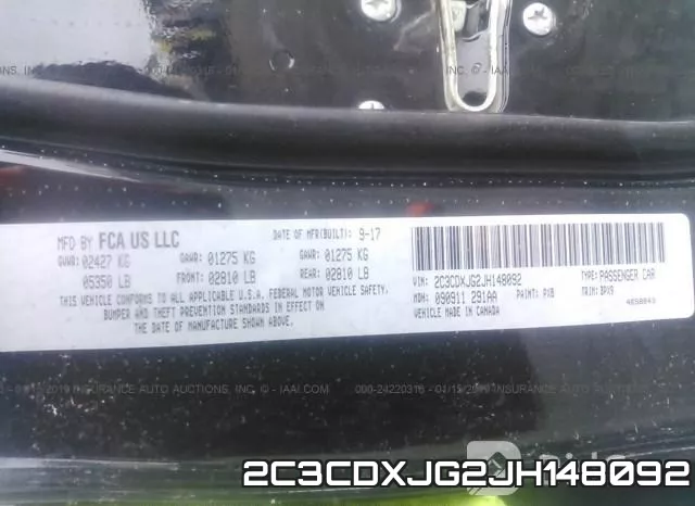 2C3CDXJG2JH148092 фото 10