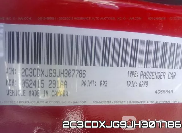 2C3CDXJG9JH307786 фото 10