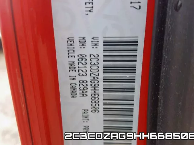 2C3CDZAG9HH668506 фото 2