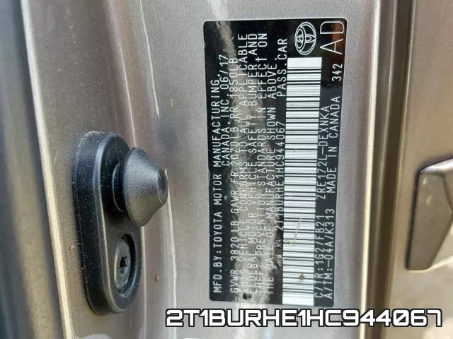 2T1BURHE1HC944067 фото 2