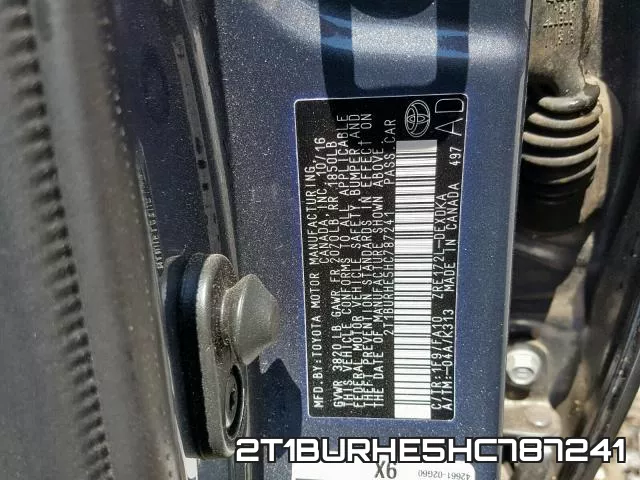 2T1BURHE5HC787241 фото 2
