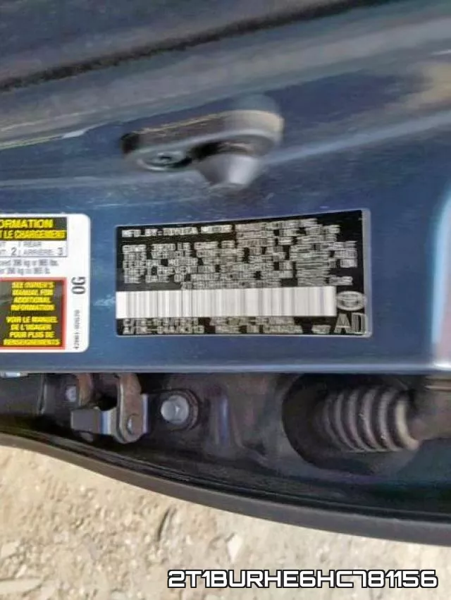 2T1BURHE6HC781156 фото 2