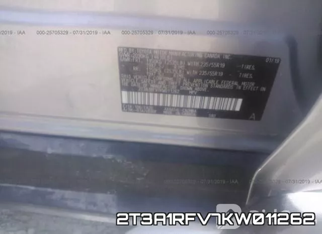 2T3A1RFV7KW011262 фото 10