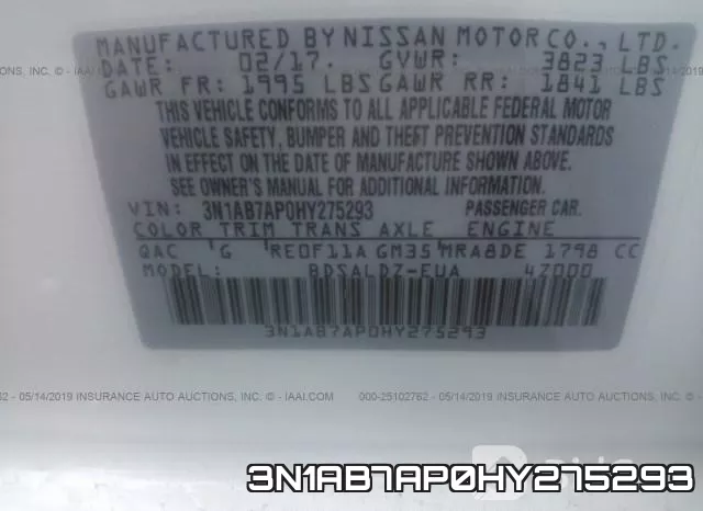3N1AB7AP0HY275293 фото 10
