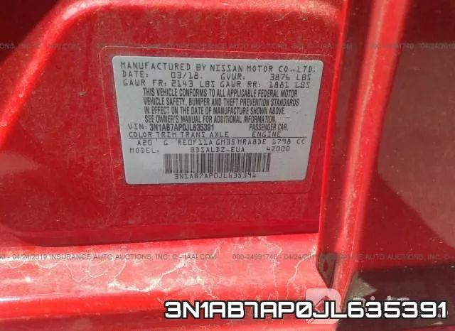 3N1AB7AP0JL635391 фото 10