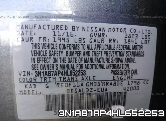 3N1AB7AP4HL652253 фото 10