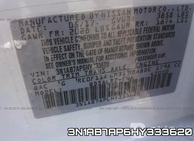 3N1AB7AP6HY333620 фото 10