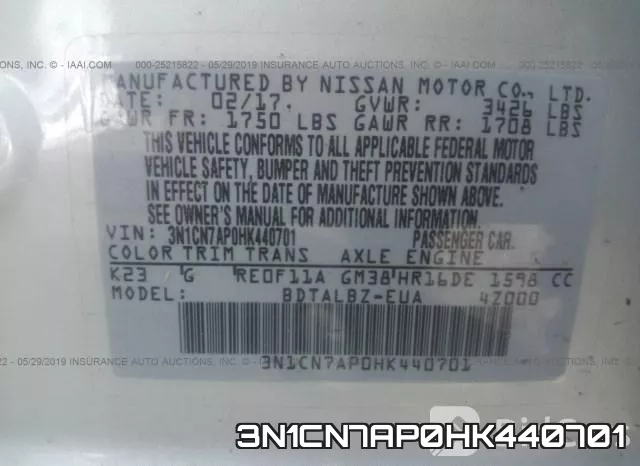 3N1CN7AP0HK440701 фото 10