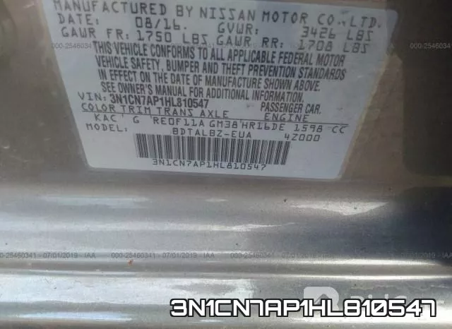 3N1CN7AP1HL810547 фото 10