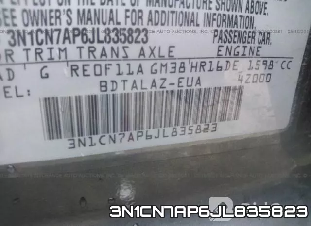 3N1CN7AP6JL835823 фото 10