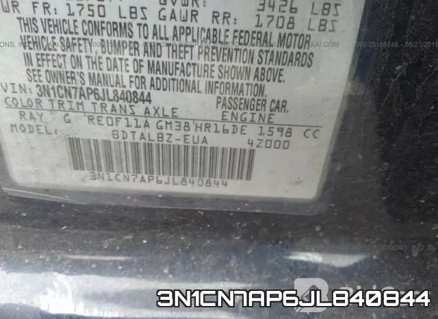 3N1CN7AP6JL840844 фото 10