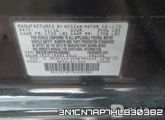 3N1CN7AP7HL830382 фото 10