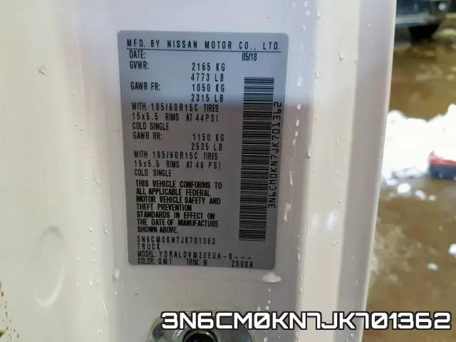 3N6CM0KN7JK701362 фото 2