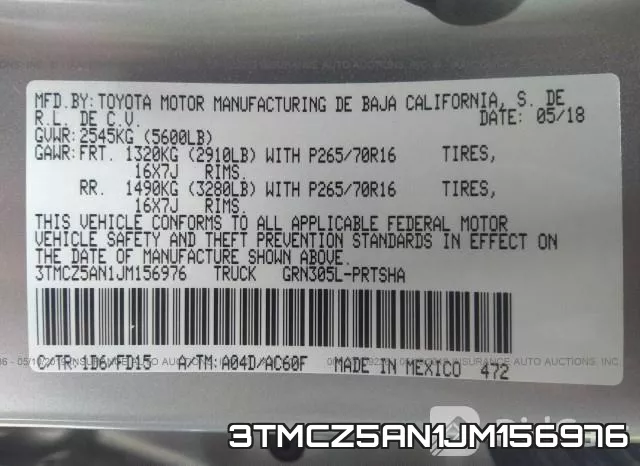 3TMCZ5AN1JM156976 фото 10