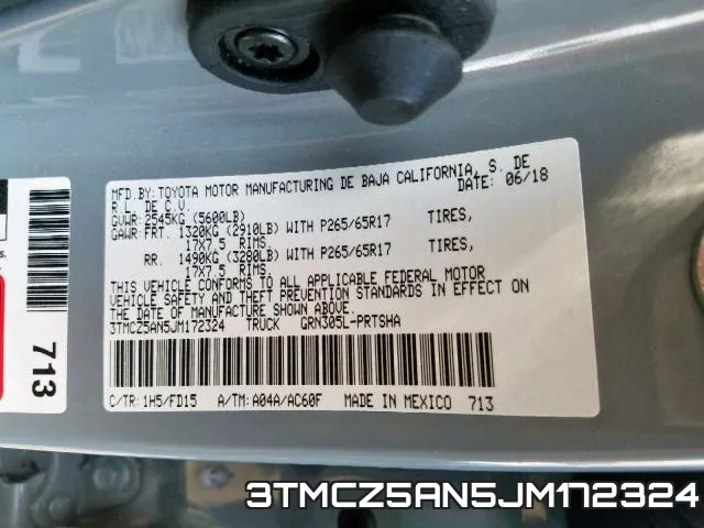 3TMCZ5AN5JM172324 фото 2