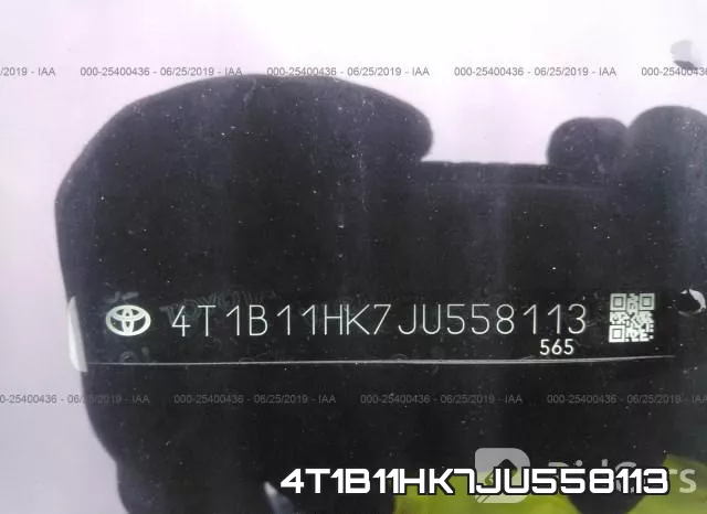 4T1B11HK7JU558113 фото 10