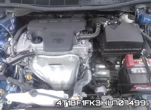 4T1BF1FK3HU707499 фото 2