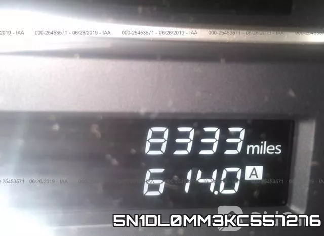 5N1DL0MM3KC557276 фото 8